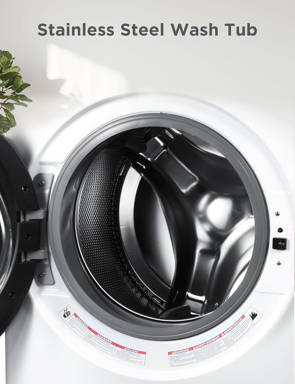 BLACK DECKER Portable Washer 0.9 Cu Ft 5 Cycles Top Load BPWM09W