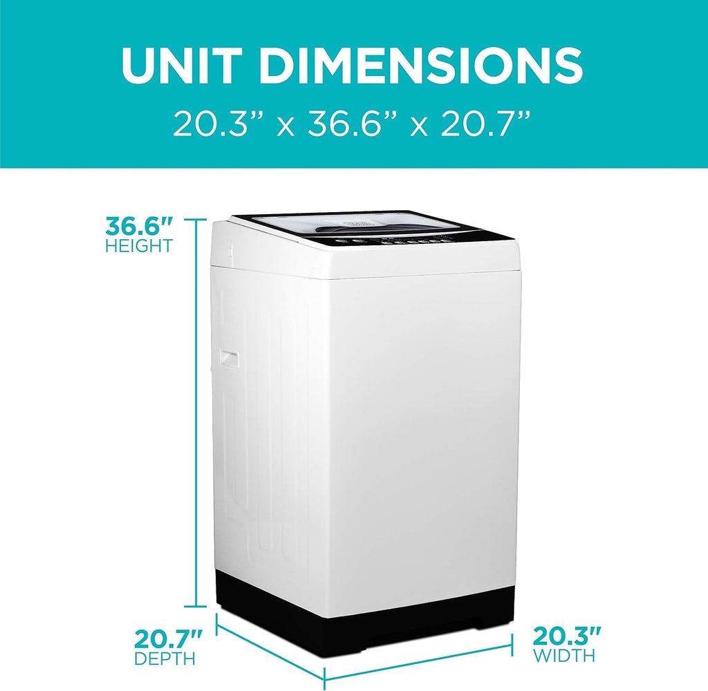 BLACK DECKER Portable Washer 0.9 Cu Ft 5 Cycles Top Load BPWM09W