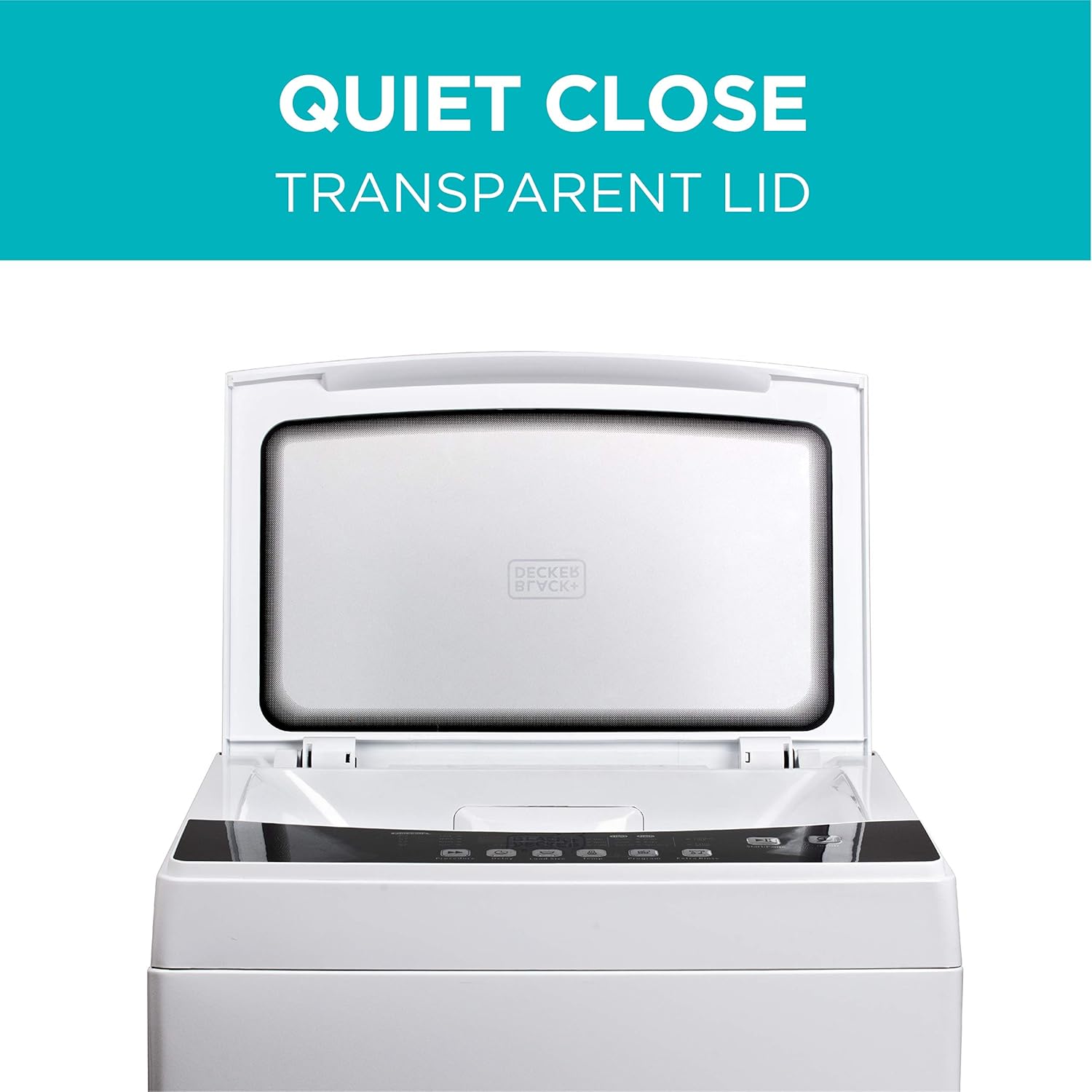 BLACK DECKER Portable Washer 0.9 Cu Ft 5 Cycles Top Load BPWM09W