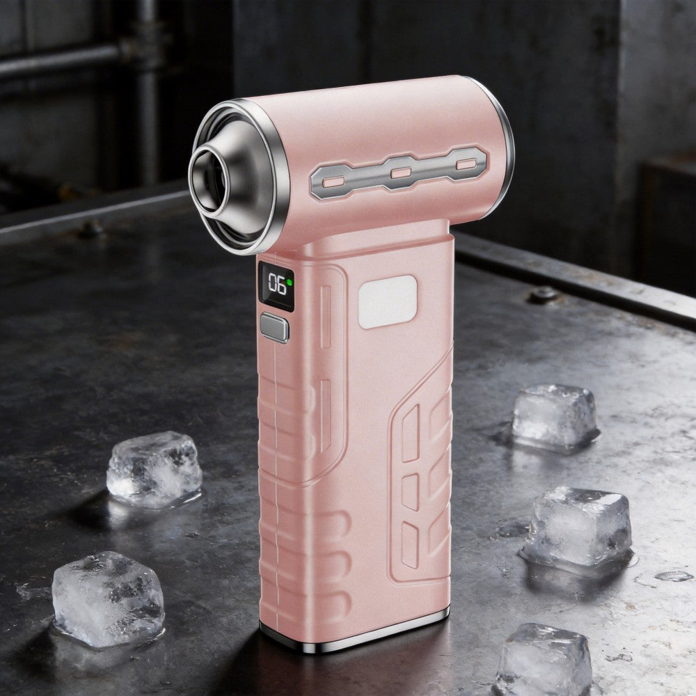 PocketJet Mini Turbo Fan - 130,000 RPM with 3 Nozzles (Ivory White / Sakura Pink / Slate Grey)